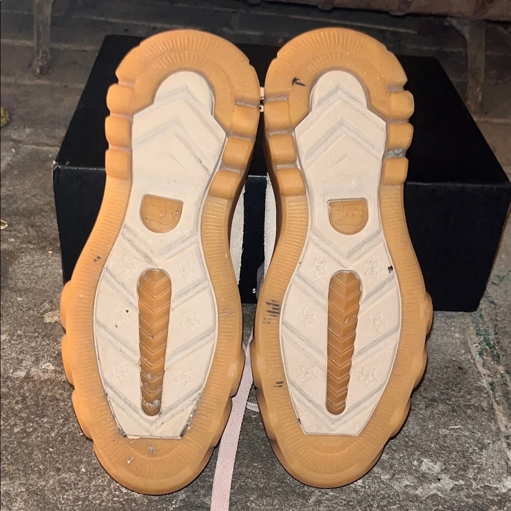 Sorel Caribou X Women's Platform Shoes - Taupe and Sea Salt